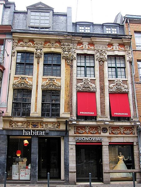 Photo de Immeubles, 34-36 Rue Esquermoise à Lille