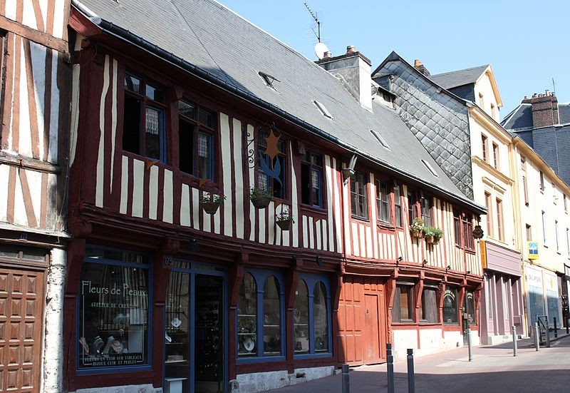 Photo de Immeubles, Rue Beauvoisine à Rouen