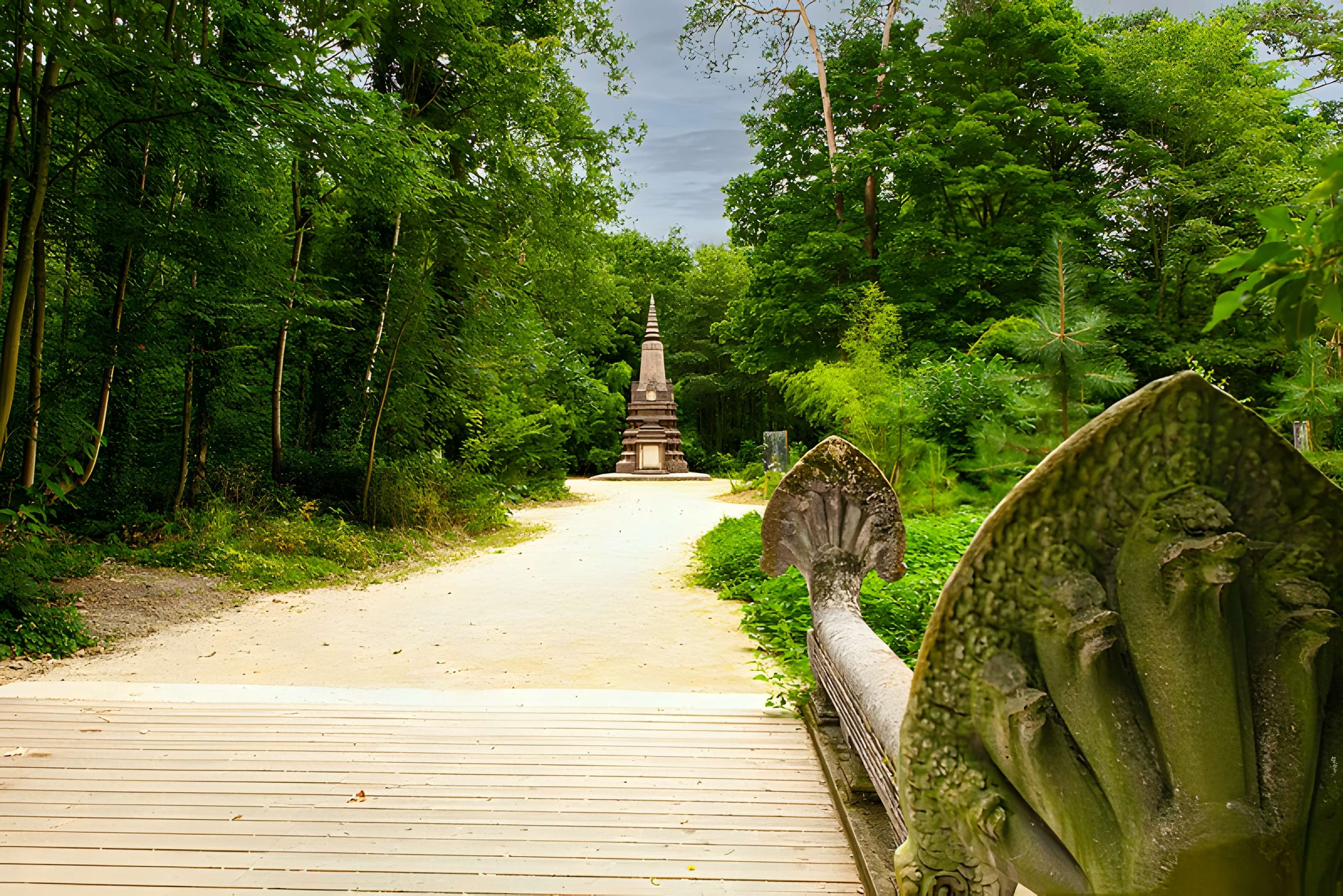 Jardin d'Agronomie Tropicale, situé dans le bois de Vincennes