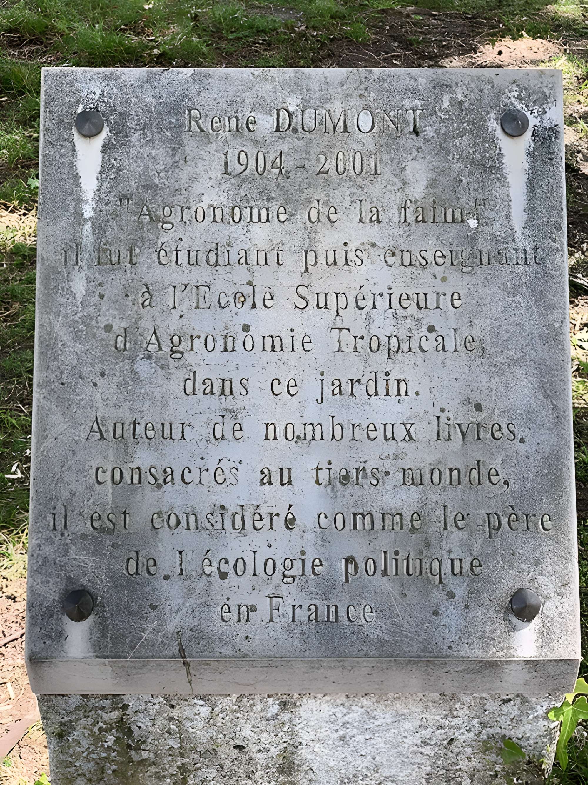 Jardin d'Agronomie Tropicale, situé dans le bois de Vincennes