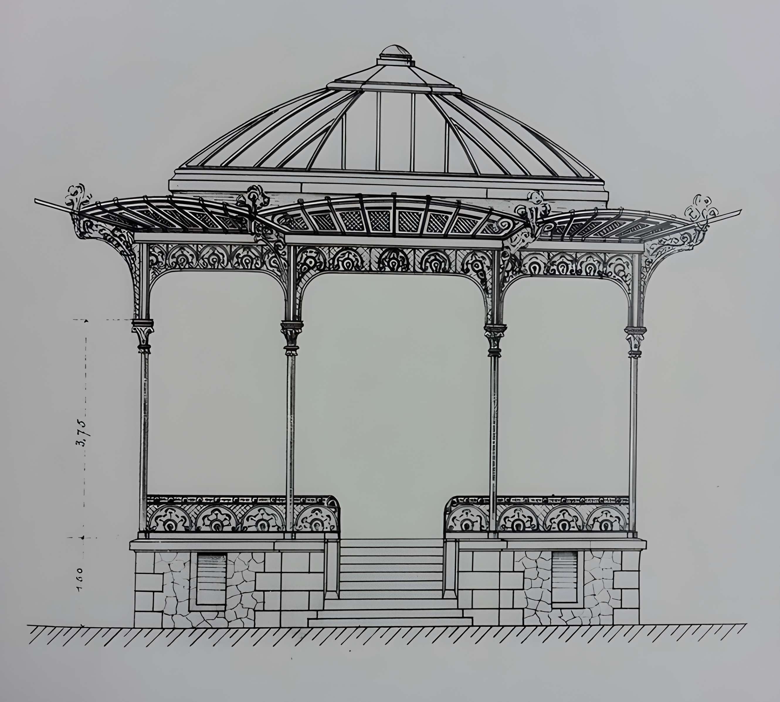 Kiosque Parc des Bourins à Vichy