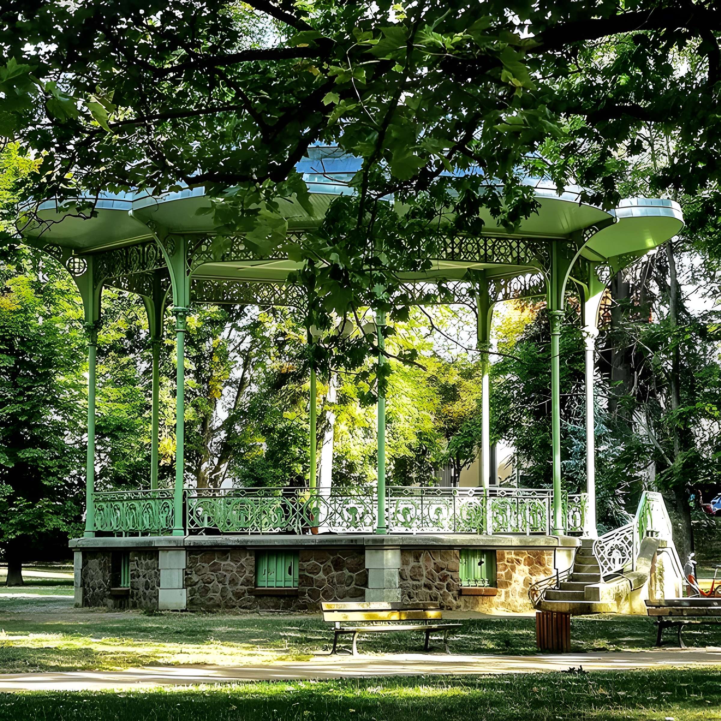 Kiosque Parc des Bourins à Vichy