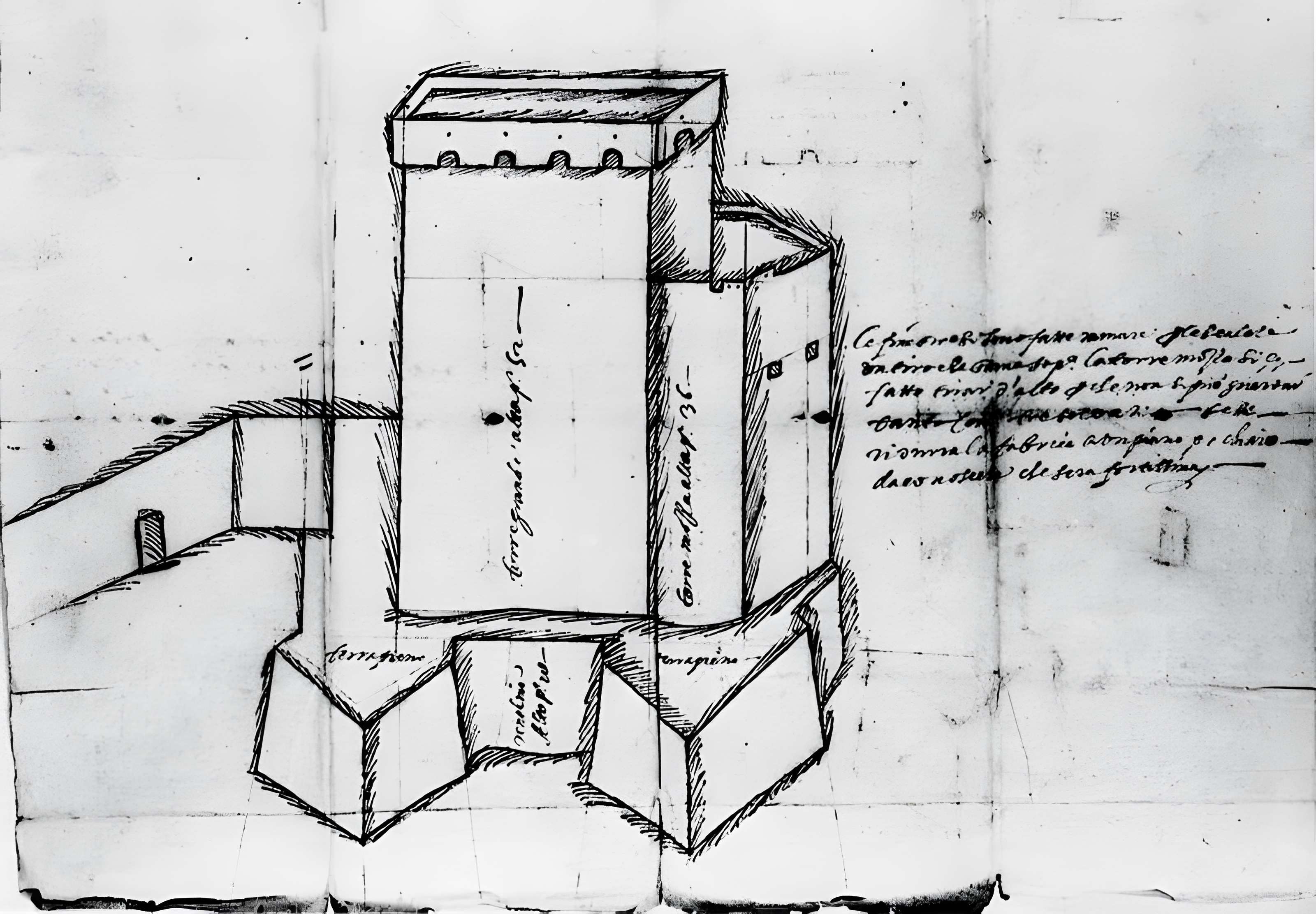 Fortin de Girolata à Osani