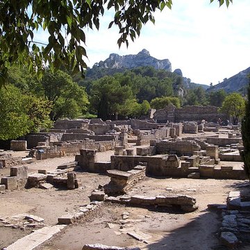 Fouilles du Glanum à Saint-Rémy-de-Provence