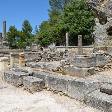 Fouilles du Glanum à Saint-Rémy-de-Provence