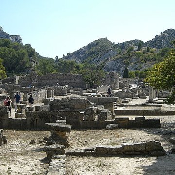 Fouilles du Glanum à Saint-Rémy-de-Provence