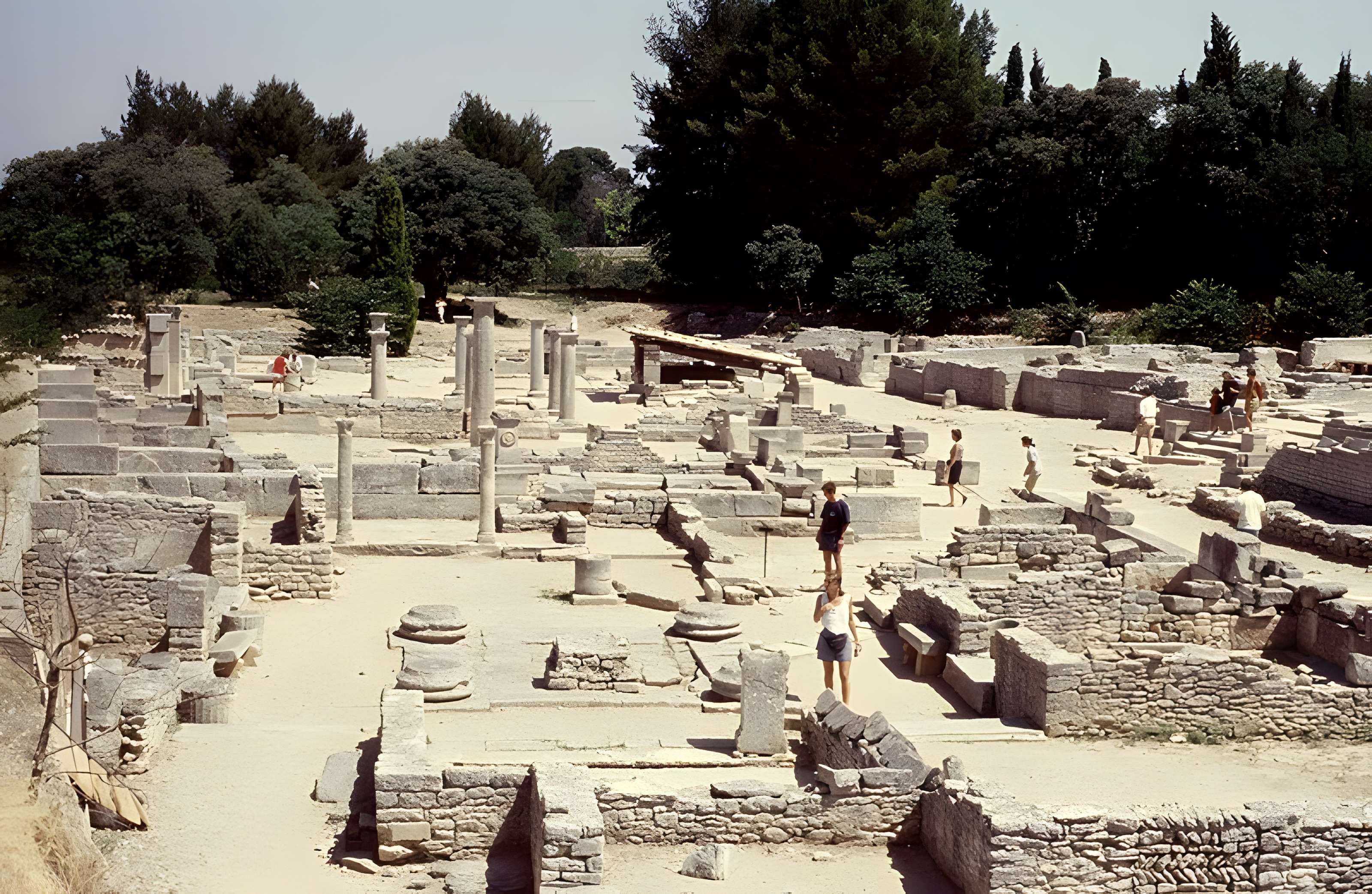 Fouilles du Glanum à Saint-Rémy-de-Provence