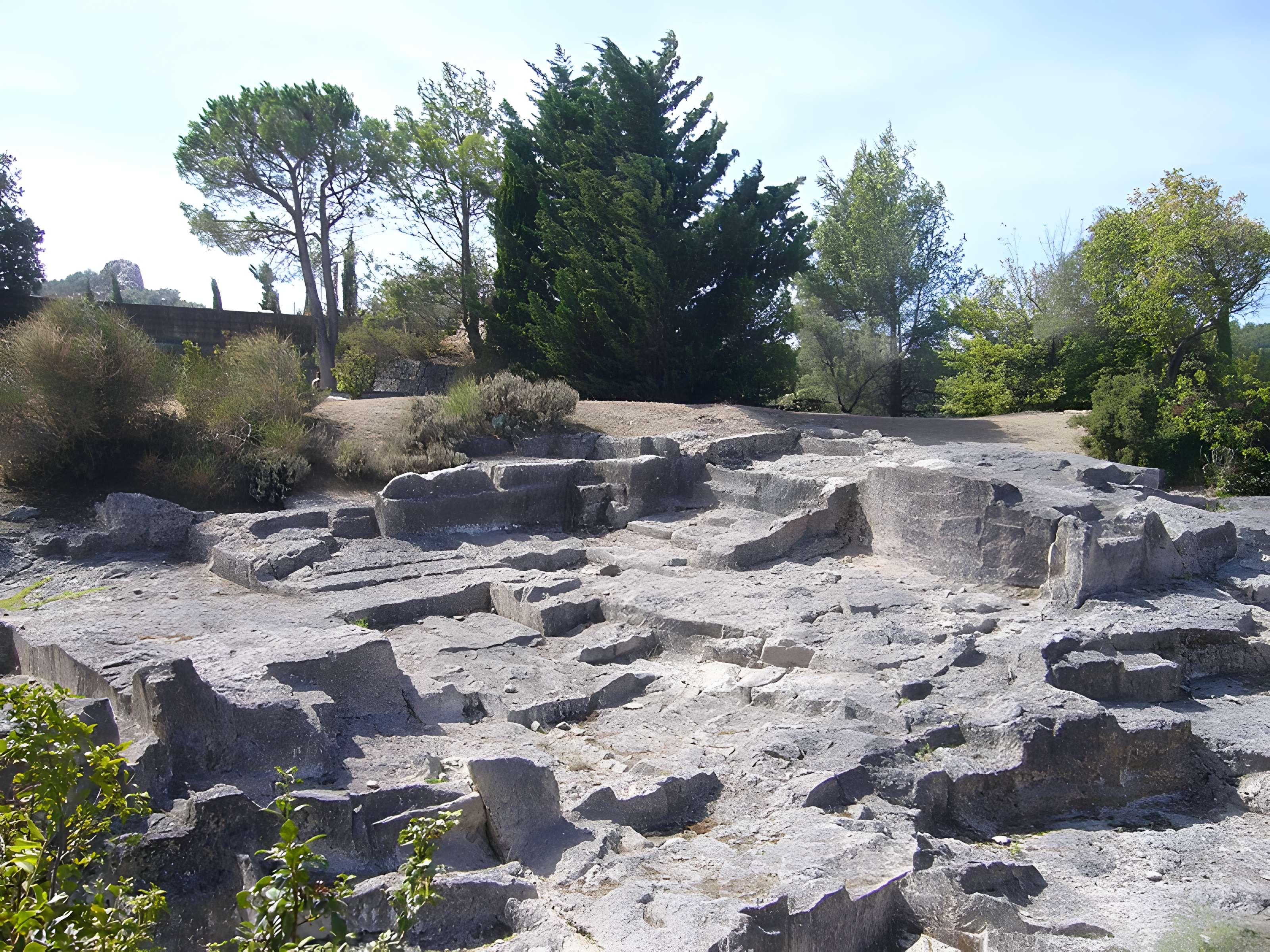 Fouilles du Glanum à Saint-Rémy-de-Provence