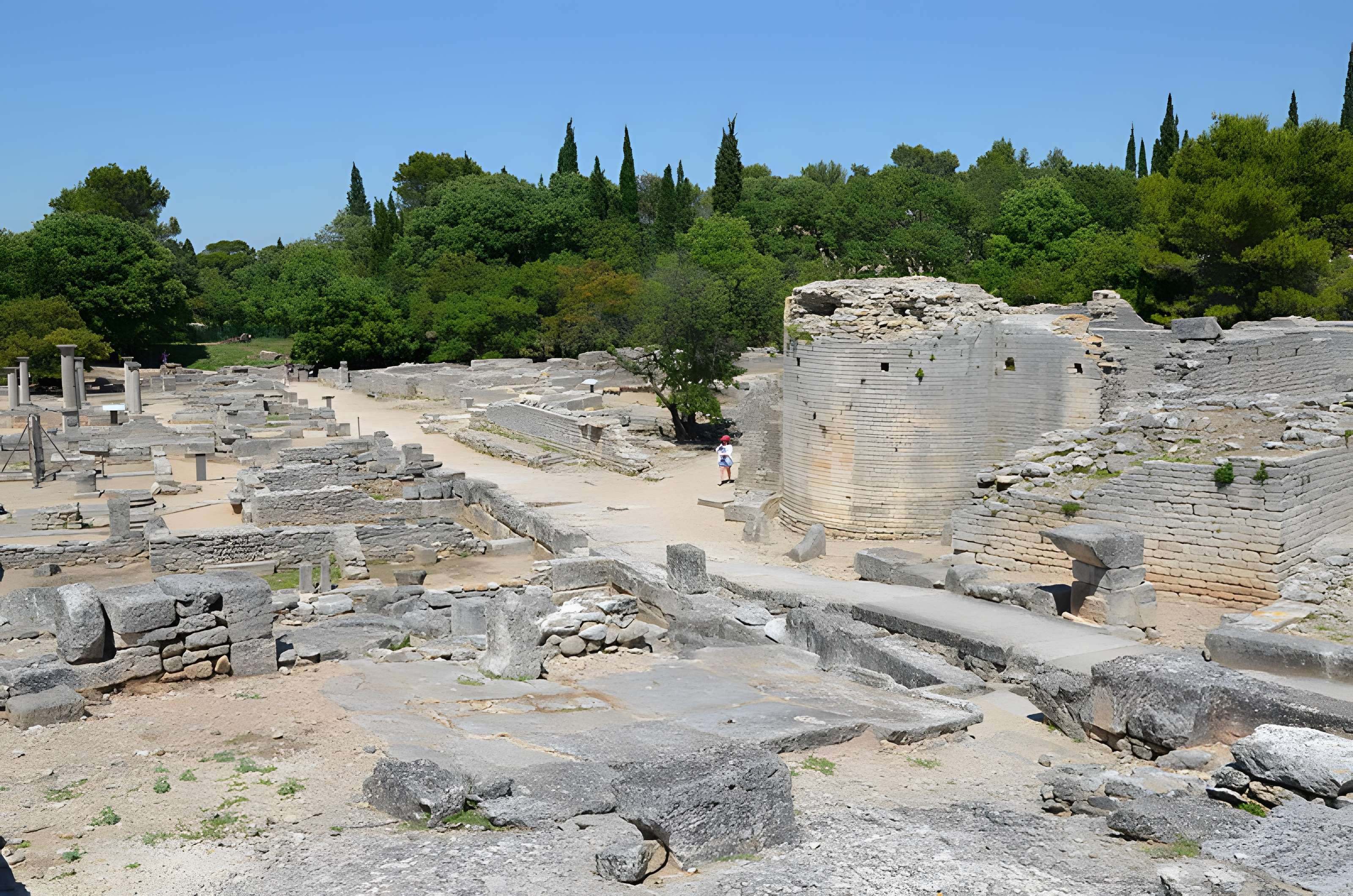 Fouilles du Glanum à Saint-Rémy-de-Provence