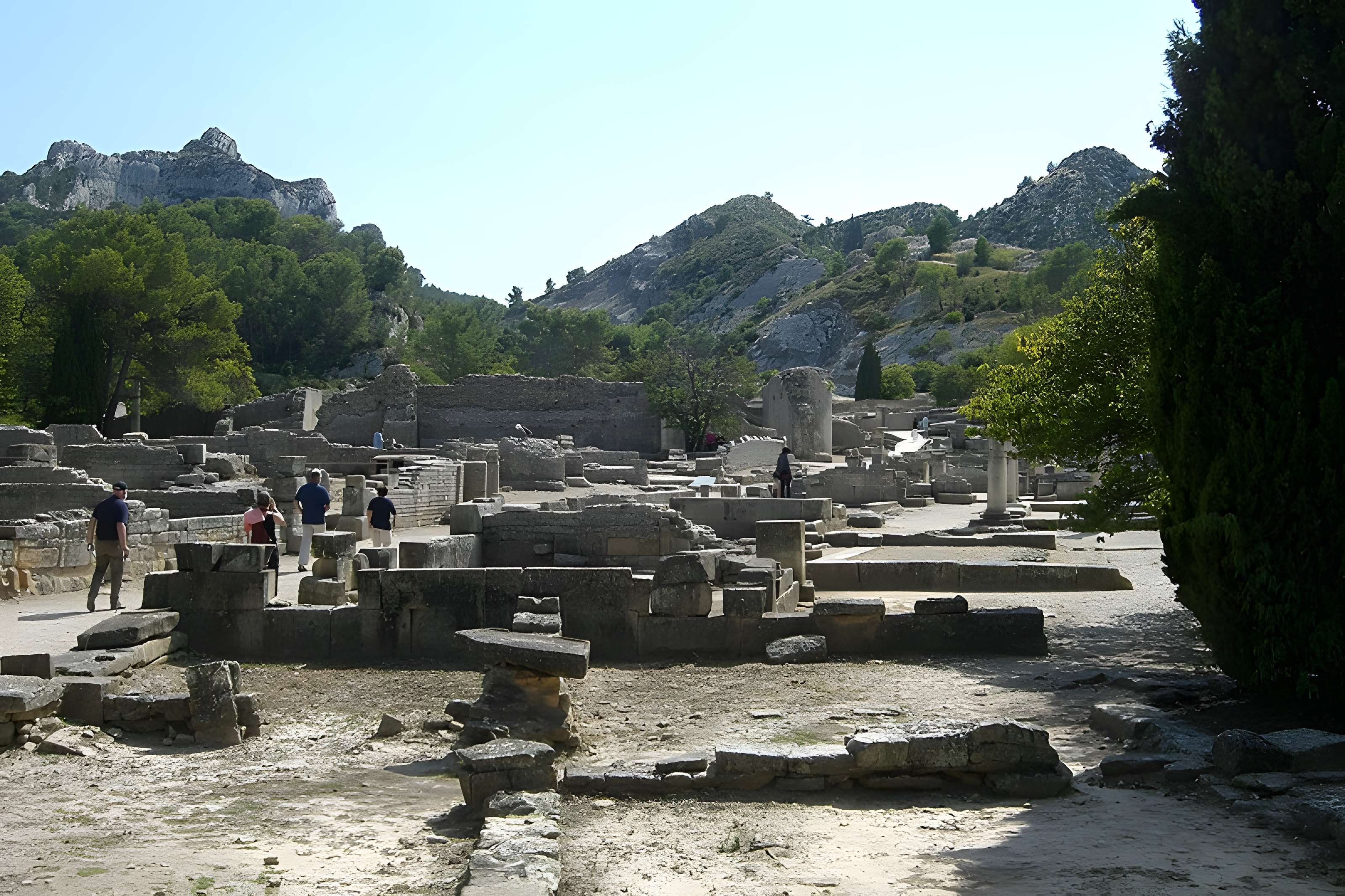 Fouilles du Glanum à Saint-Rémy-de-Provence