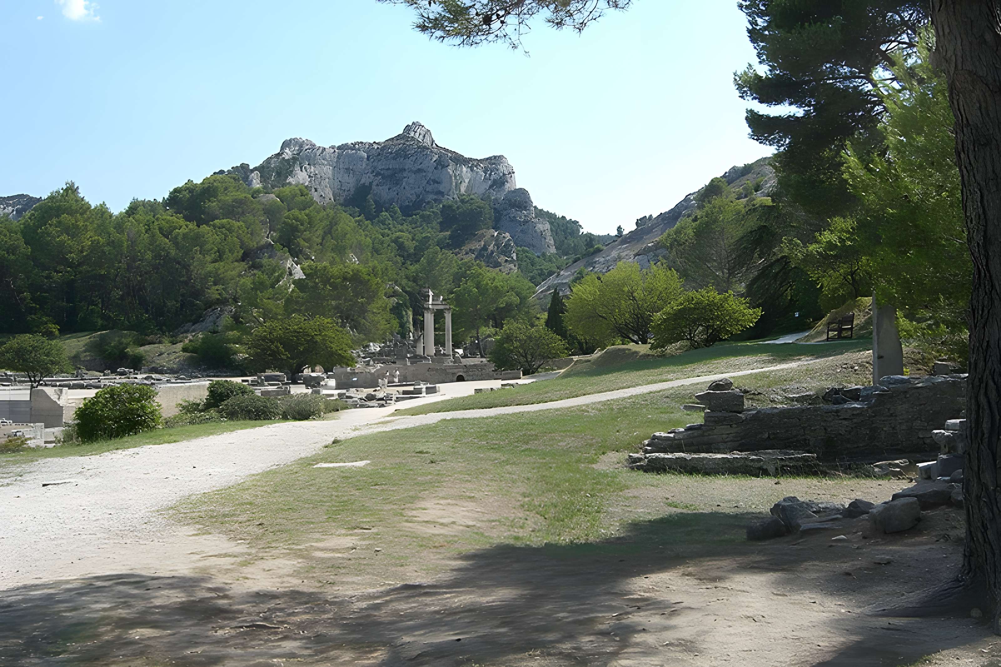 Fouilles du Glanum à Saint-Rémy-de-Provence