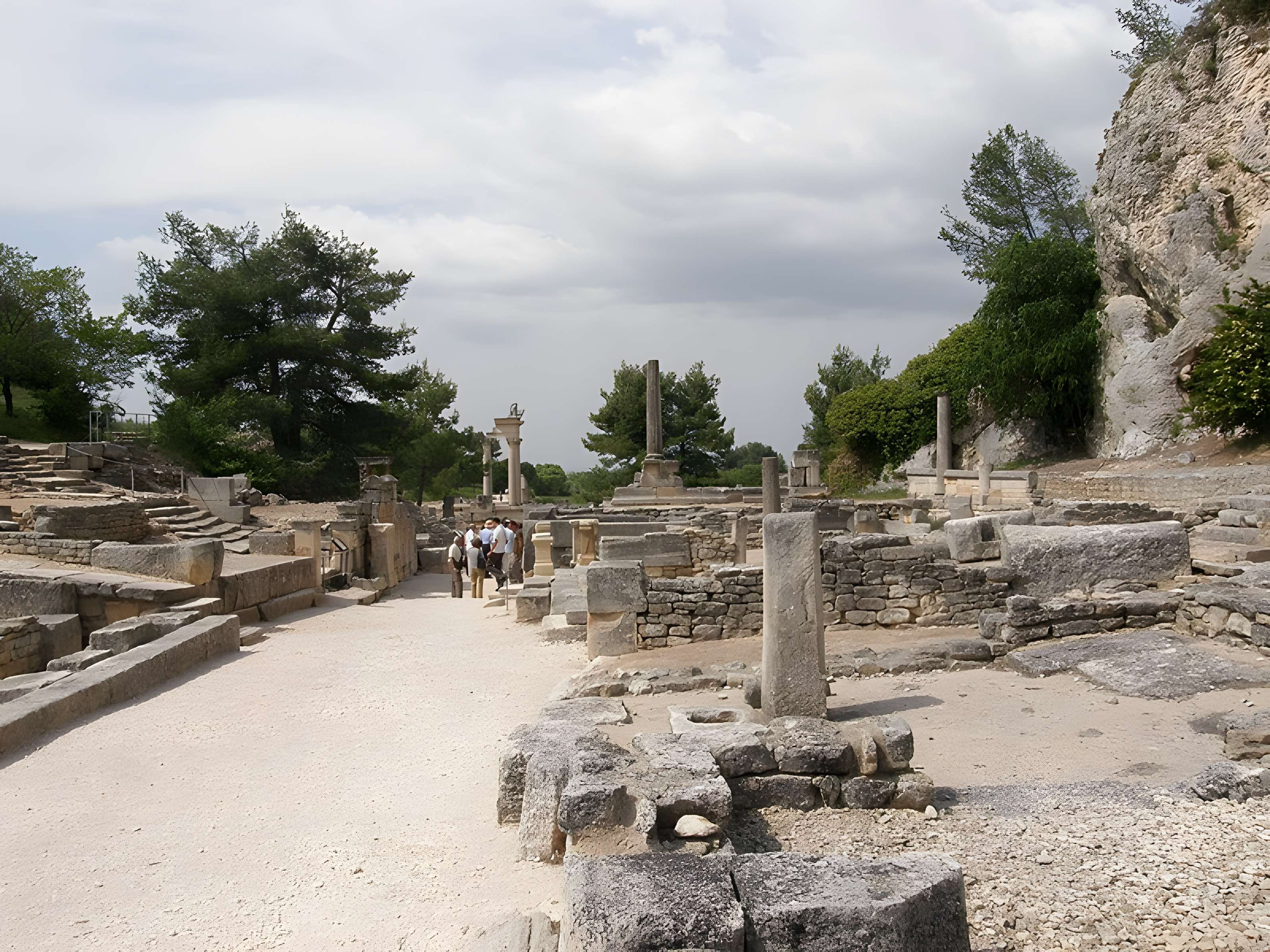 Fouilles du Glanum à Saint-Rémy-de-Provence