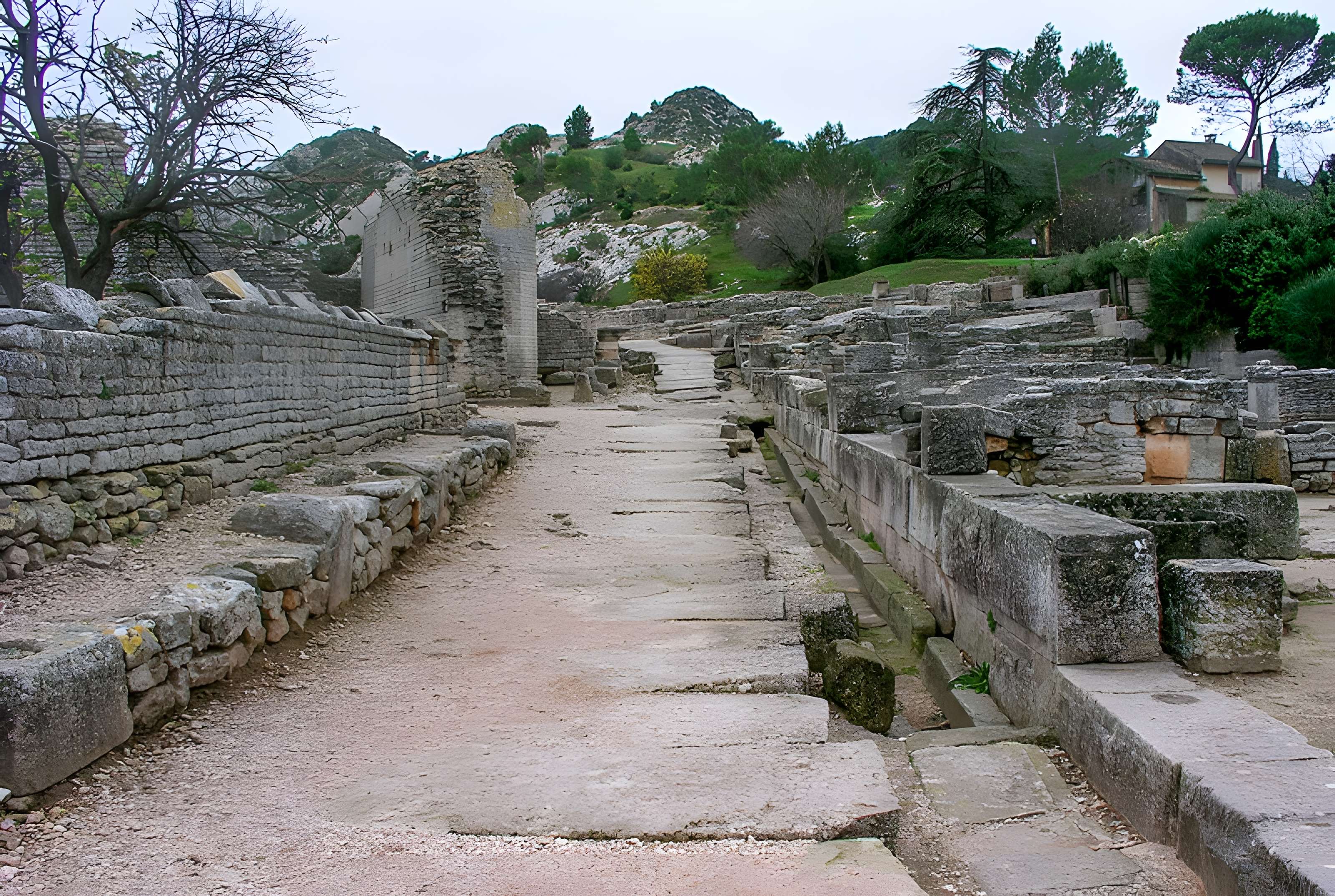 Fouilles du Glanum à Saint-Rémy-de-Provence