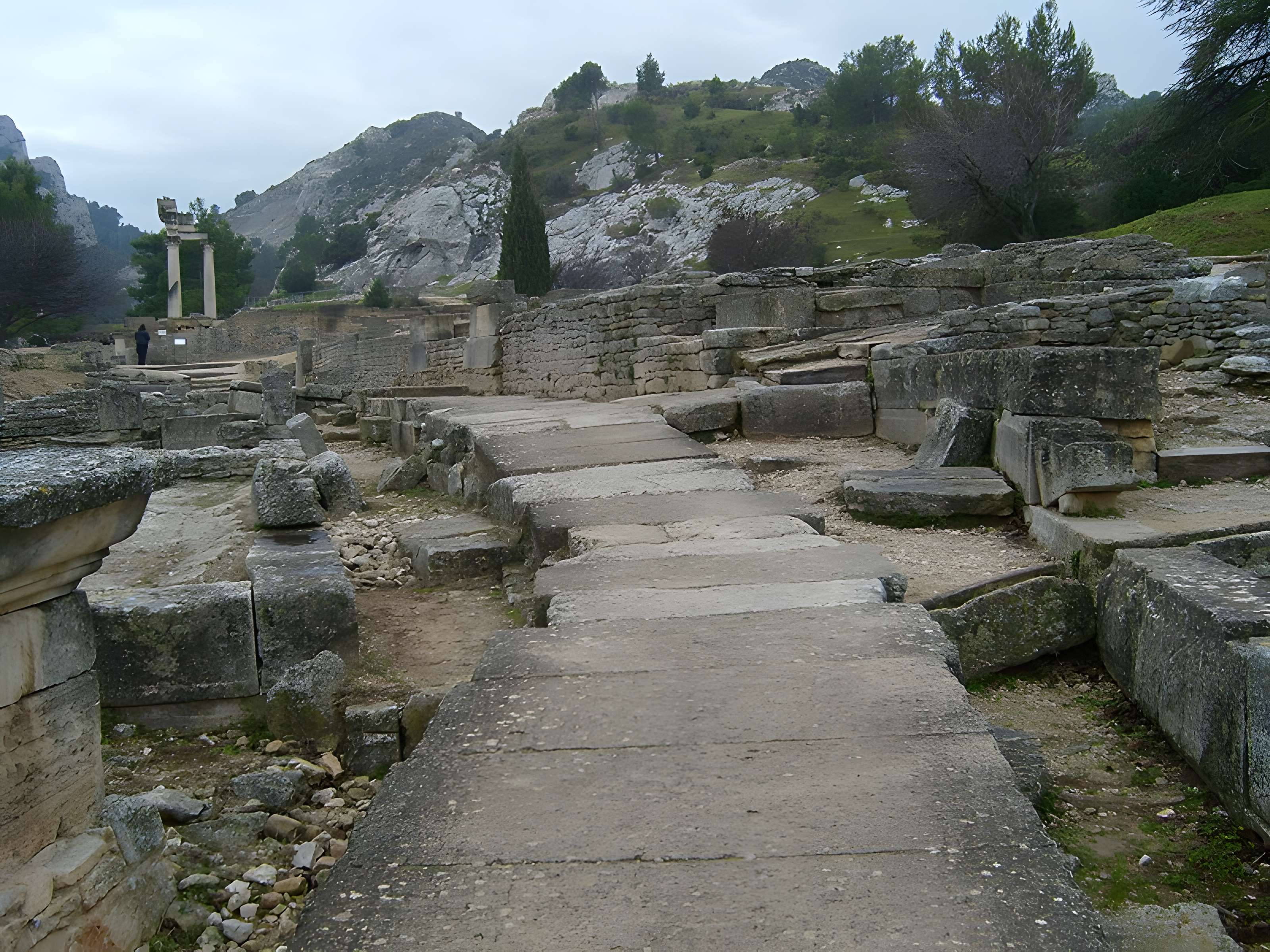 Fouilles du Glanum à Saint-Rémy-de-Provence