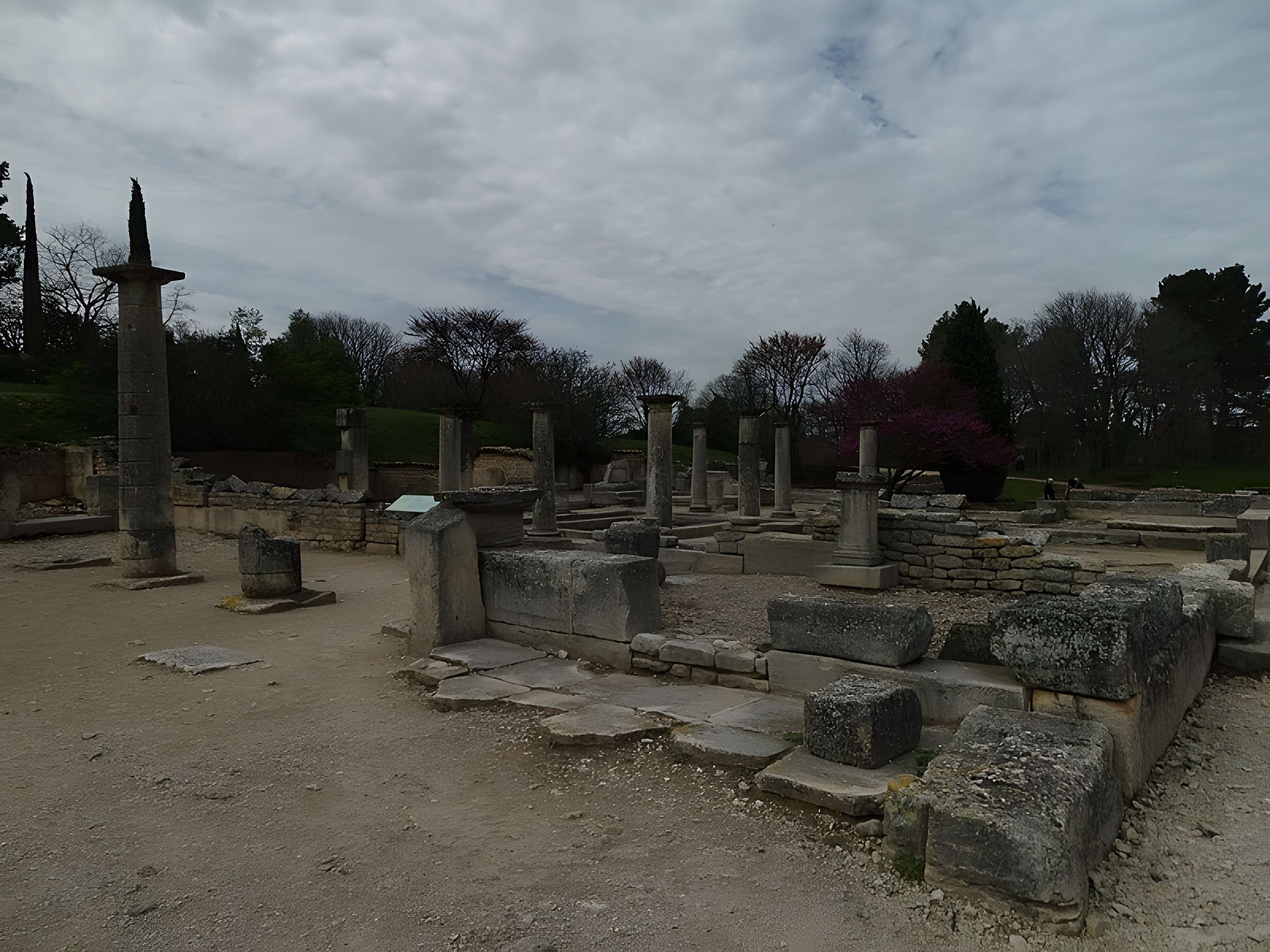 Fouilles du Glanum à Saint-Rémy-de-Provence
