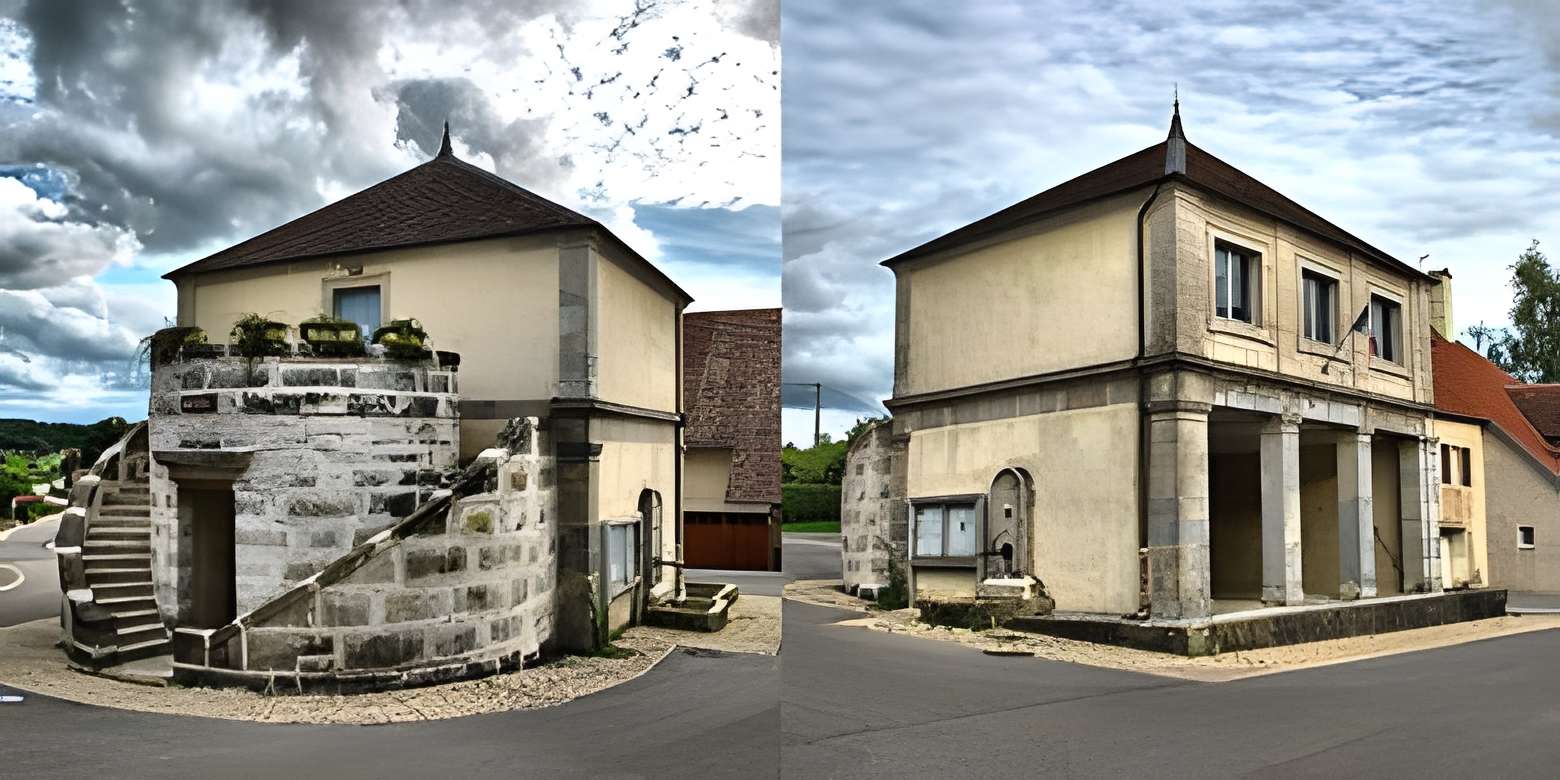 Mairie-lavoir de Gennes 