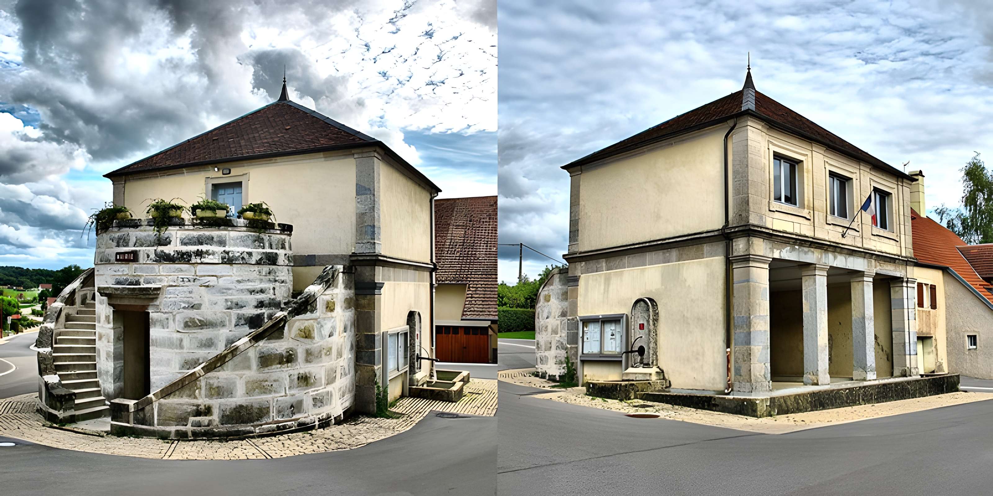 Mairie-lavoir de Gennes