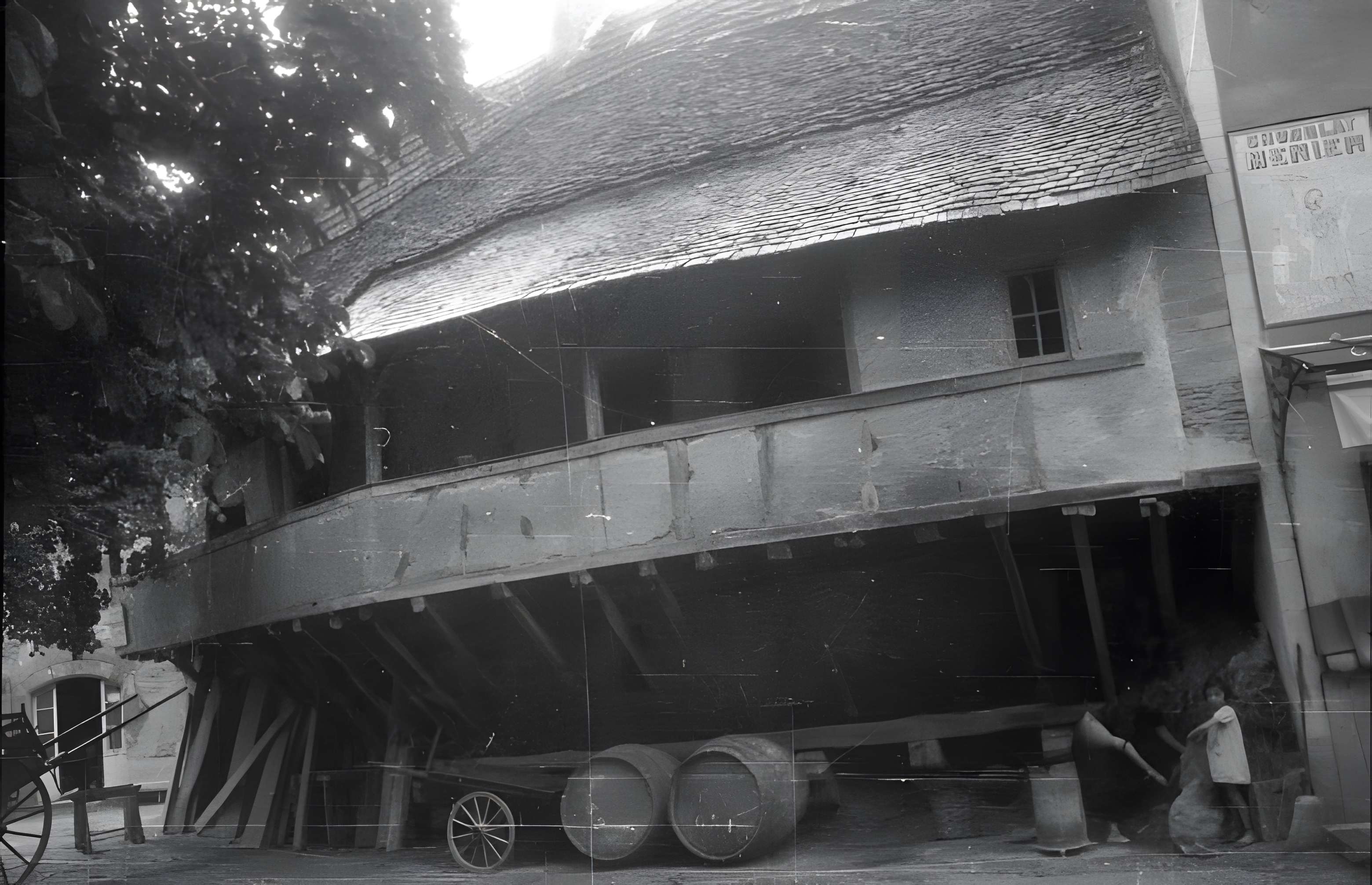Maison à galerie, Rue Laffite à Montignac