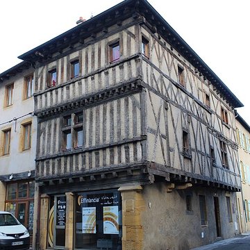 Maison à pans de bois, 11 Rue des Moulins à Charlieu