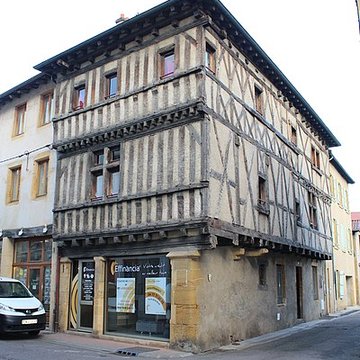 Maison à pans de bois, 11 Rue des Moulins à Charlieu