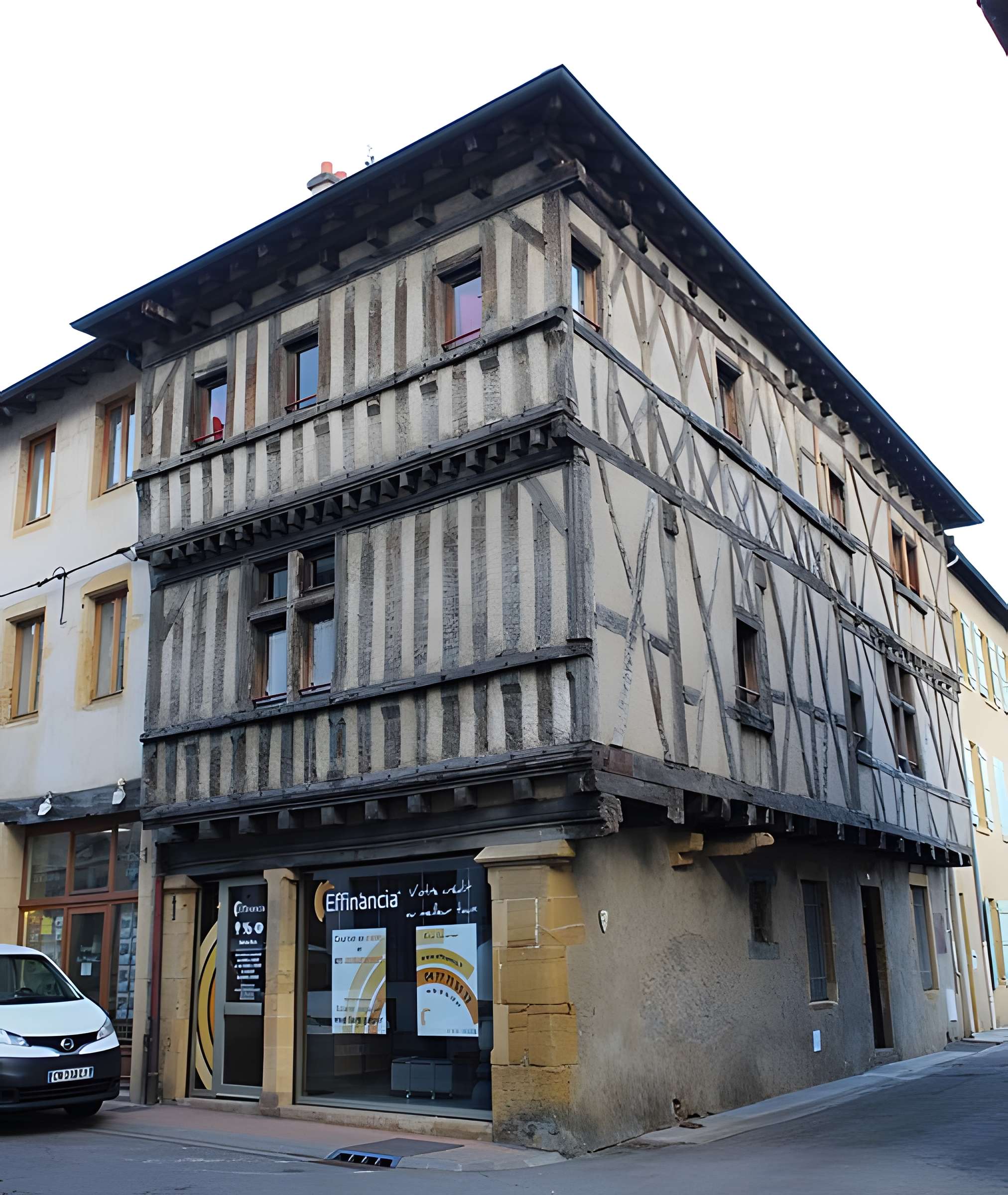 Maison à pans de bois, 11 Rue des Moulins à Charlieu