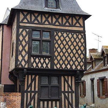 Maison à pans de bois, 12 Rue du Pont à Romorantin-Lanthenay