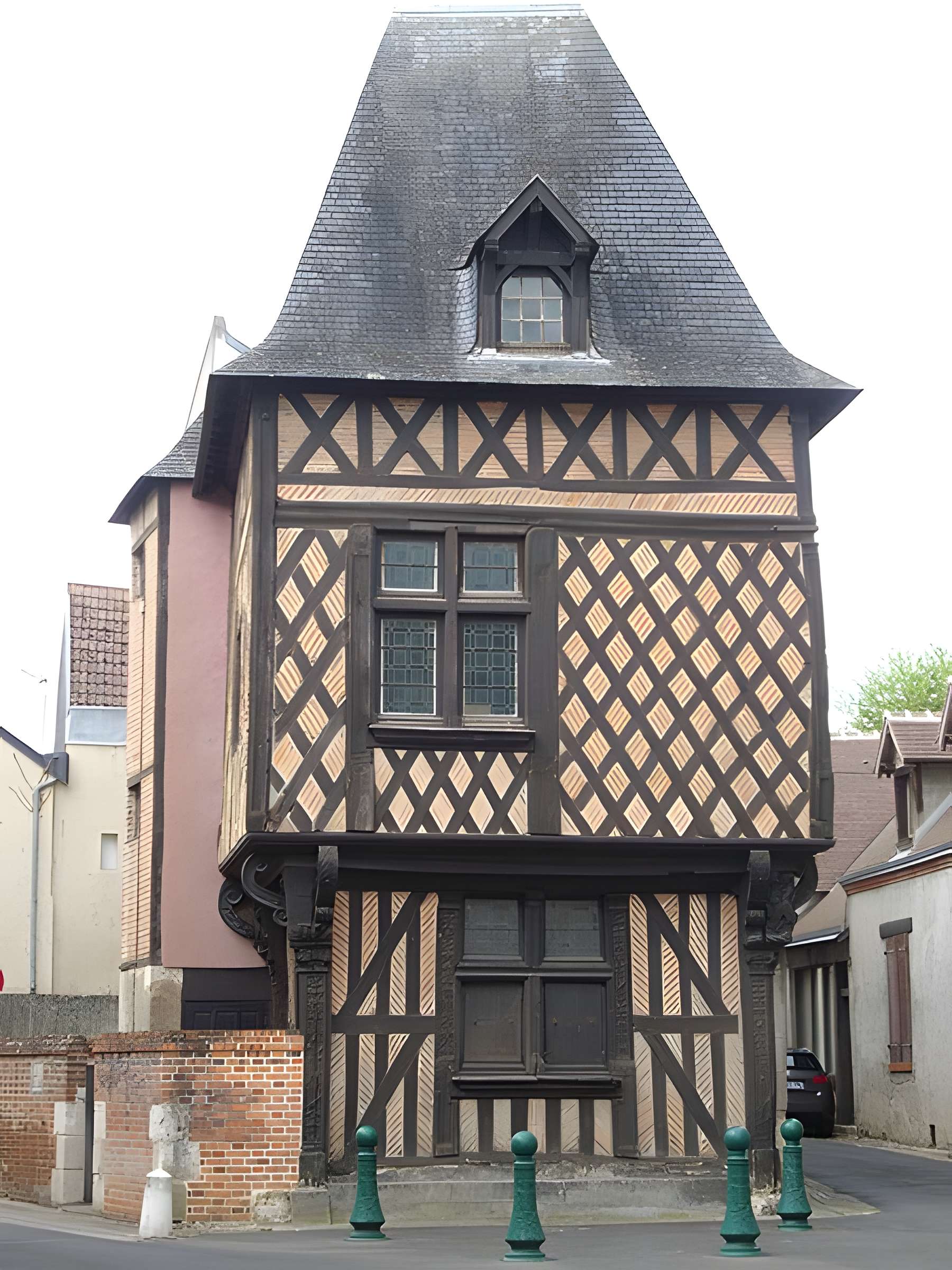 Maison à pans de bois, 12 Rue du Pont à Romorantin-Lanthenay