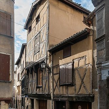 Maison à pans de bois, 19 Rue de la Coutellerie à Thiers