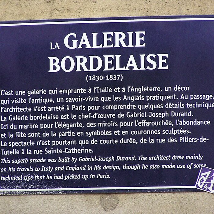 Photo de Galerie Bordelaise