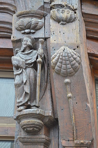 Maison à pans de bois, 3 Rue des Changes à Brou