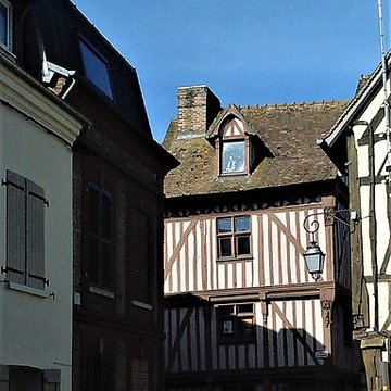 Maison à pans de bois, 41 Rue aux Huiliers à Louviers