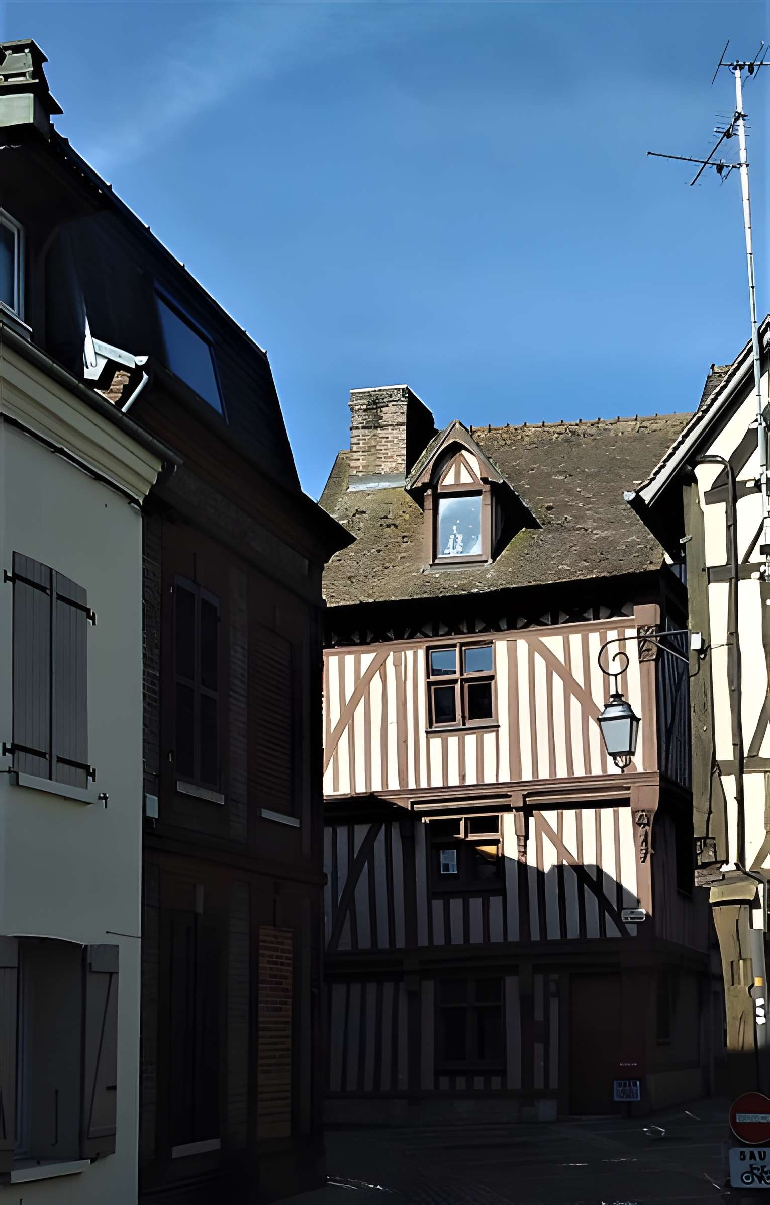 Maison à pans de bois, 41 Rue aux Huiliers à Louviers