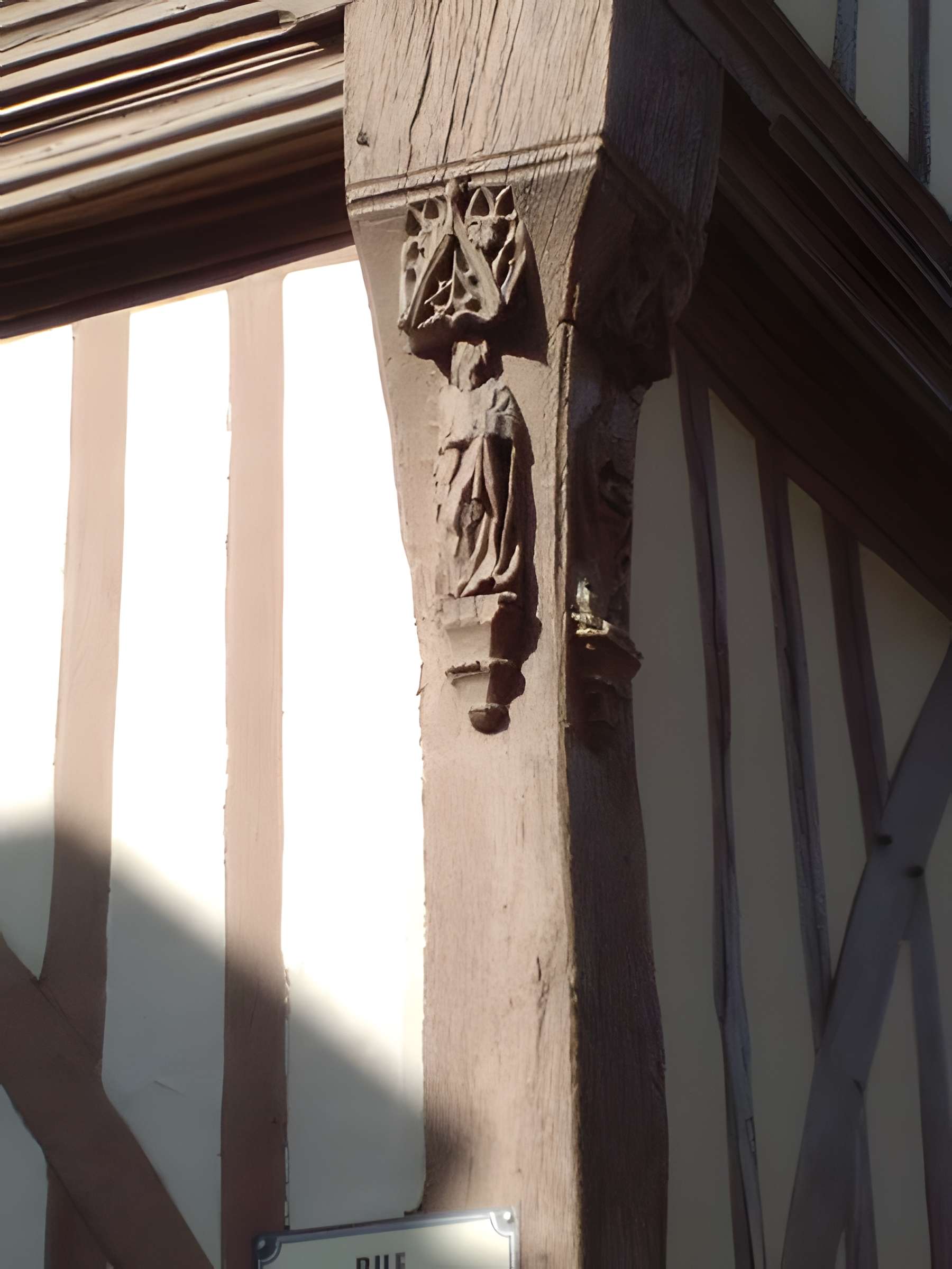 Maison à pans de bois, 41 Rue aux Huiliers à Louviers