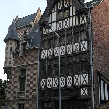 Maison à pans de bois, 5 Rue Eugène-Dutuit à Rouen