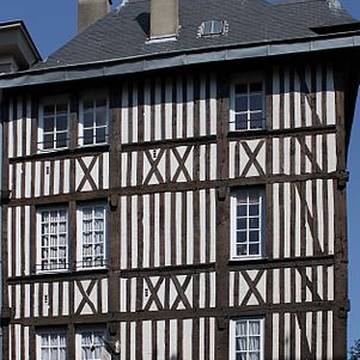 Maison à pans de bois, 50 Rue Saint-Nicolas à Rouen