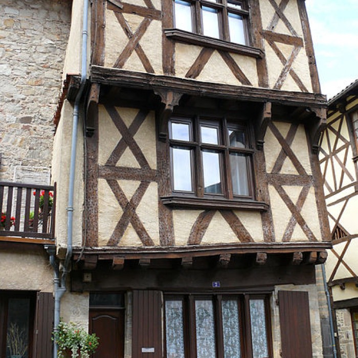 Photo de Maison à pans de bois, 7 Rue des Boucheries à Billom