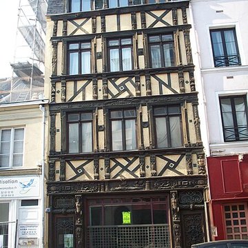 Maison à pans de bois, 83 Rue dAmiens à Rouen