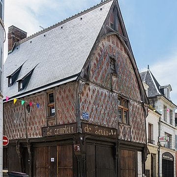 Maison à pans de bois, Grande-Rue à Saint-Aignan