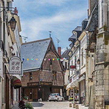 Maison à pans de bois, Grande-Rue à Saint-Aignan