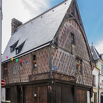 Maison à pans de bois, Grande-Rue à Saint-Aignan