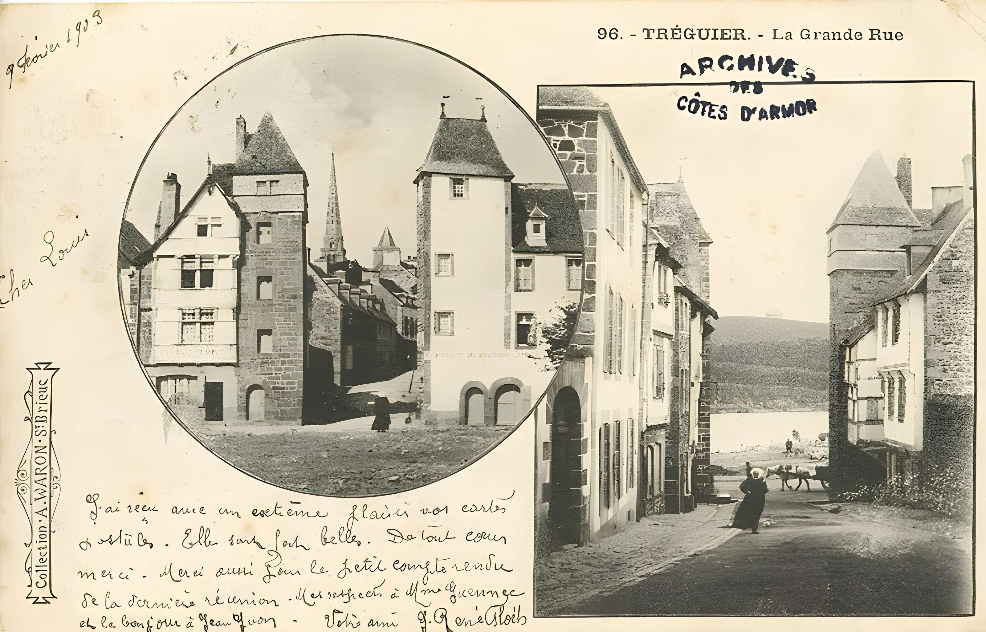 Maison à pans de bois, Quai de Jaudy à Tréguier