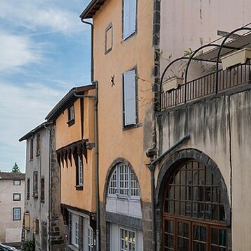 Maison à pans de bois, Rue de Bouillon à Maringues