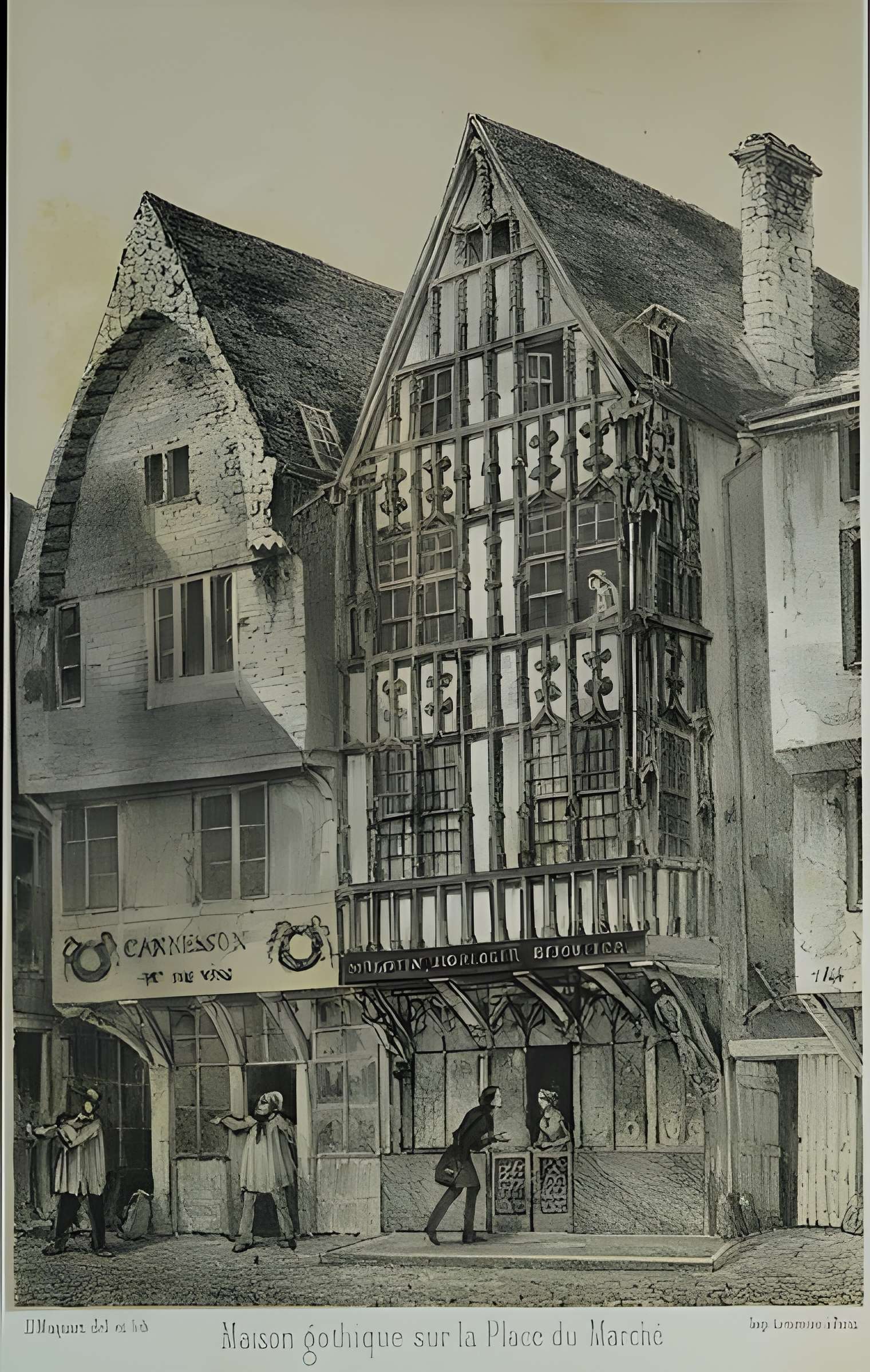 Maison à pans de bois, Rue Saint-Julien à Reims