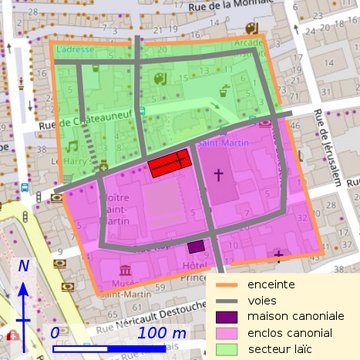 Maison canoniale de Saint-Martin à Tours