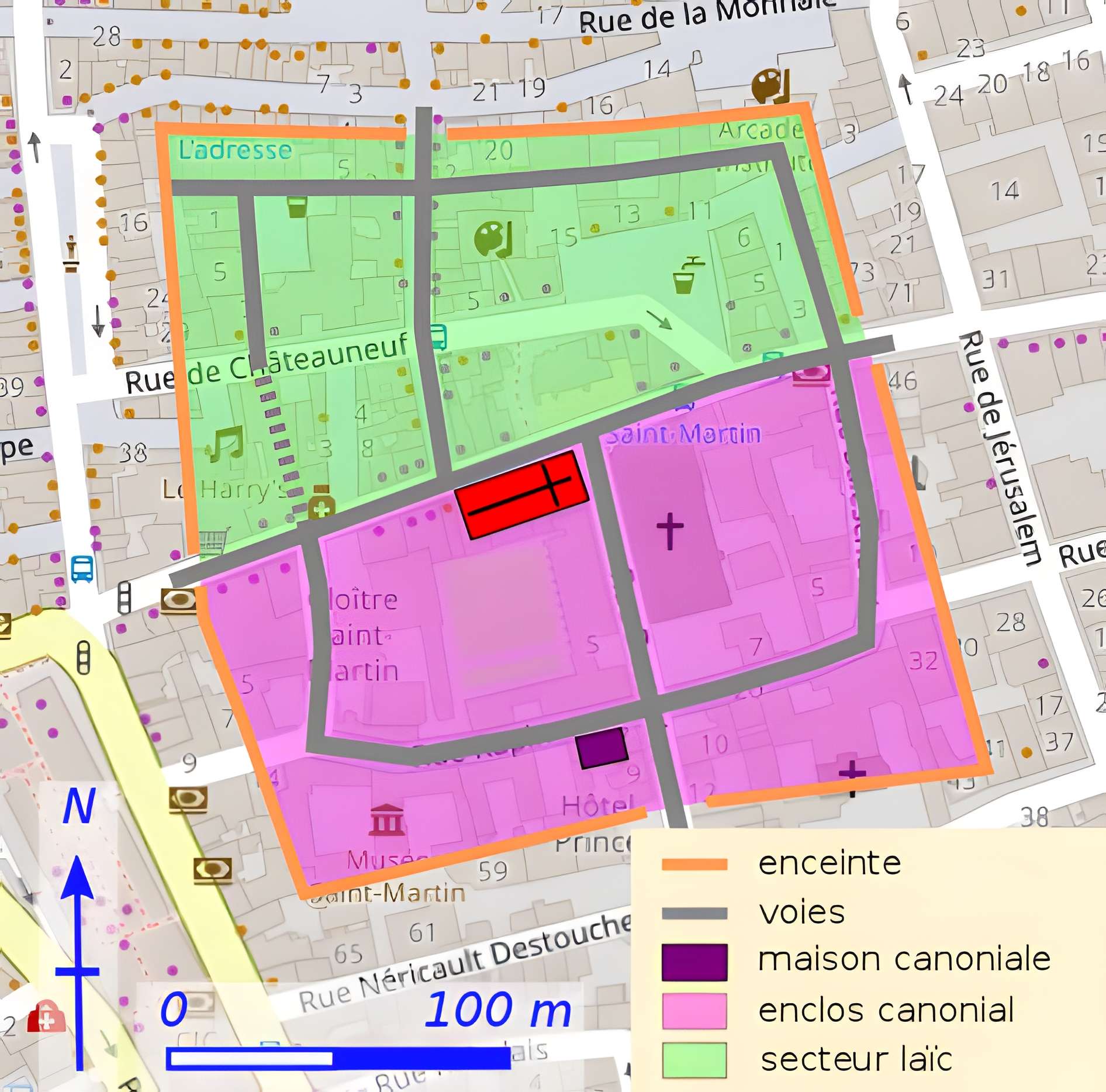 Maison canoniale de Saint-Martin à Tours