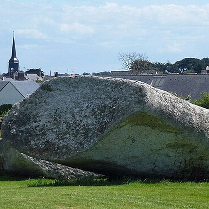 Photo de Grand menhir brisé dEr Grah à Locmariaquer