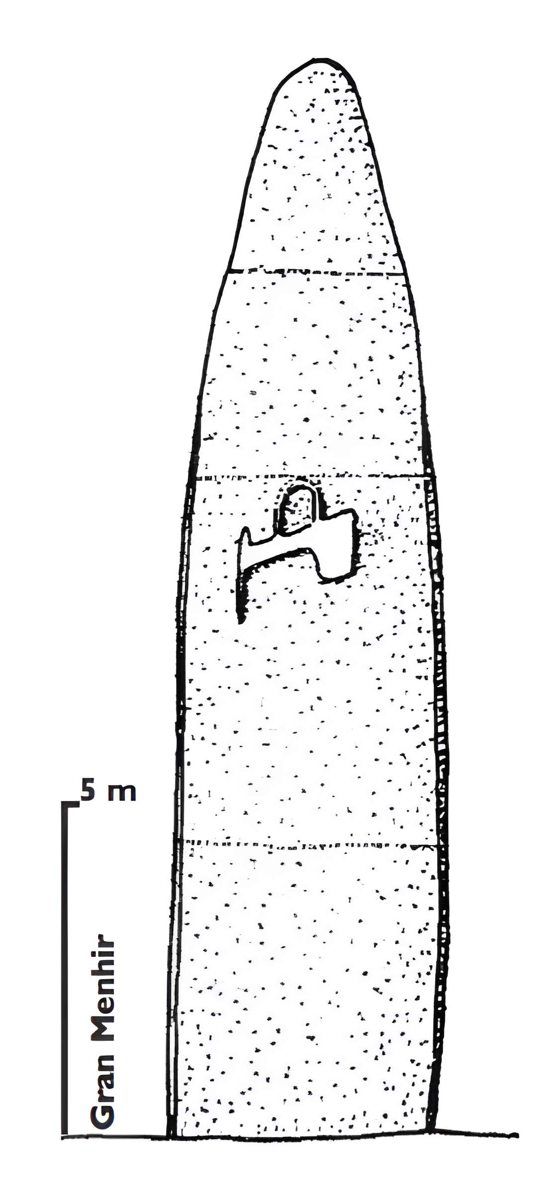 Grand menhir brisé d'Er Grah à Locmariaquer