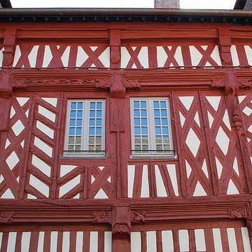 Maison de bois, 39 Rue de Paris à Houdan