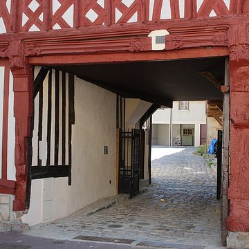 Maison de bois, 39 Rue de Paris à Houdan