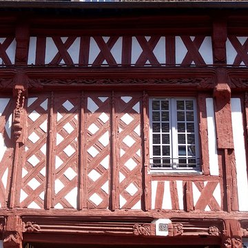 Maison de bois, 39 Rue de Paris à Houdan